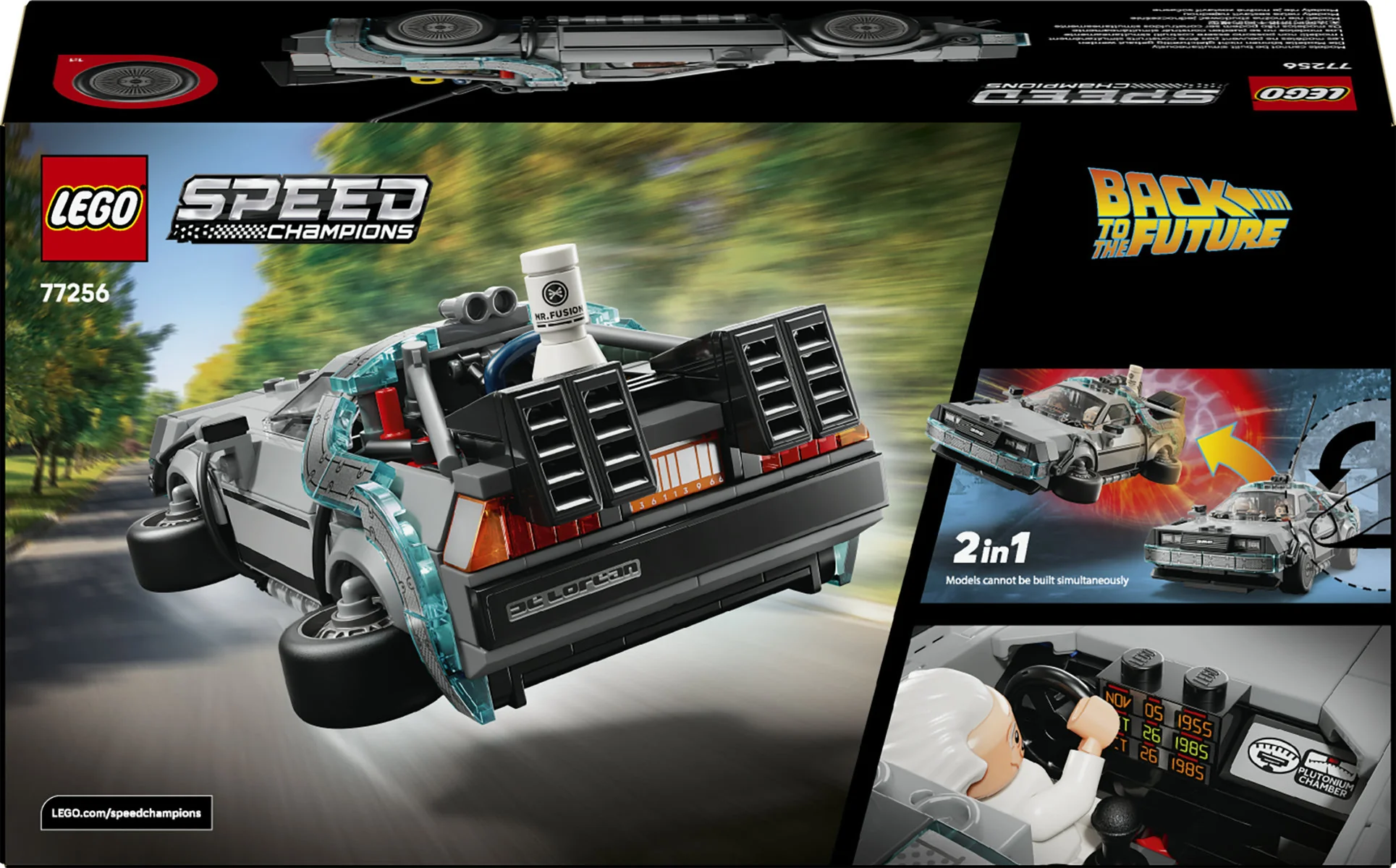 LEGO Speed Champions Time Machine from Back to the Future 77256 - Image 4