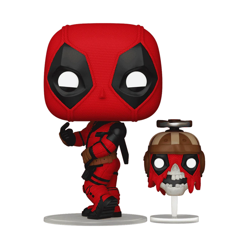 Funko POP! Marvel: Deadpool and Wolverine - Deadpool with Headpool - Image 2