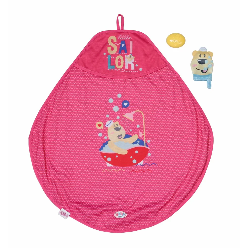 BABY born Bath Hooded Towel Set 43cm - Image 2