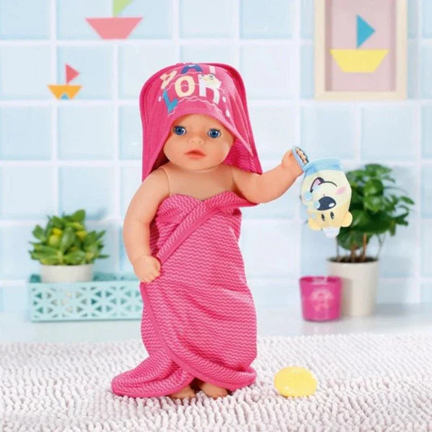 BABY born Bath Hooded Towel Set 43cm - Image 4