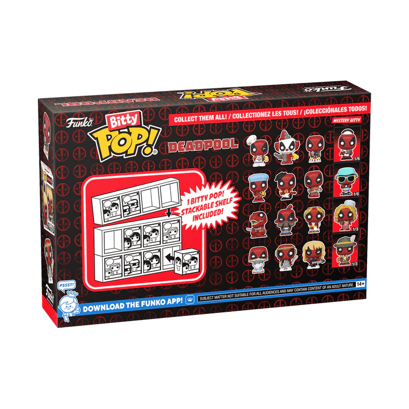 Funko Bitty Pop! Deadpool 4-Pack Asst - Image 3