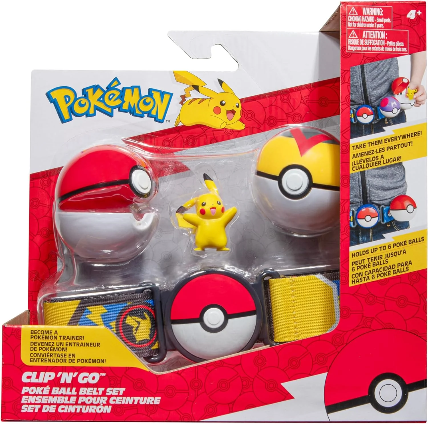 Pokemon Clip n Go Poke Ball Belt Set Asst