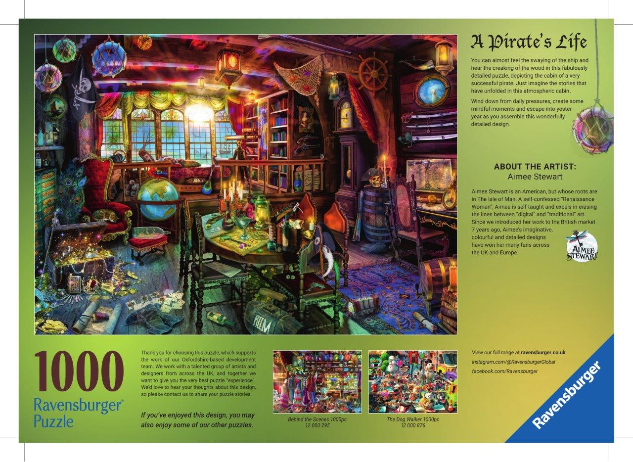 Ravensburger A Pirate's Life! 1000 Piece Jigsaw Puzzle - Image 3