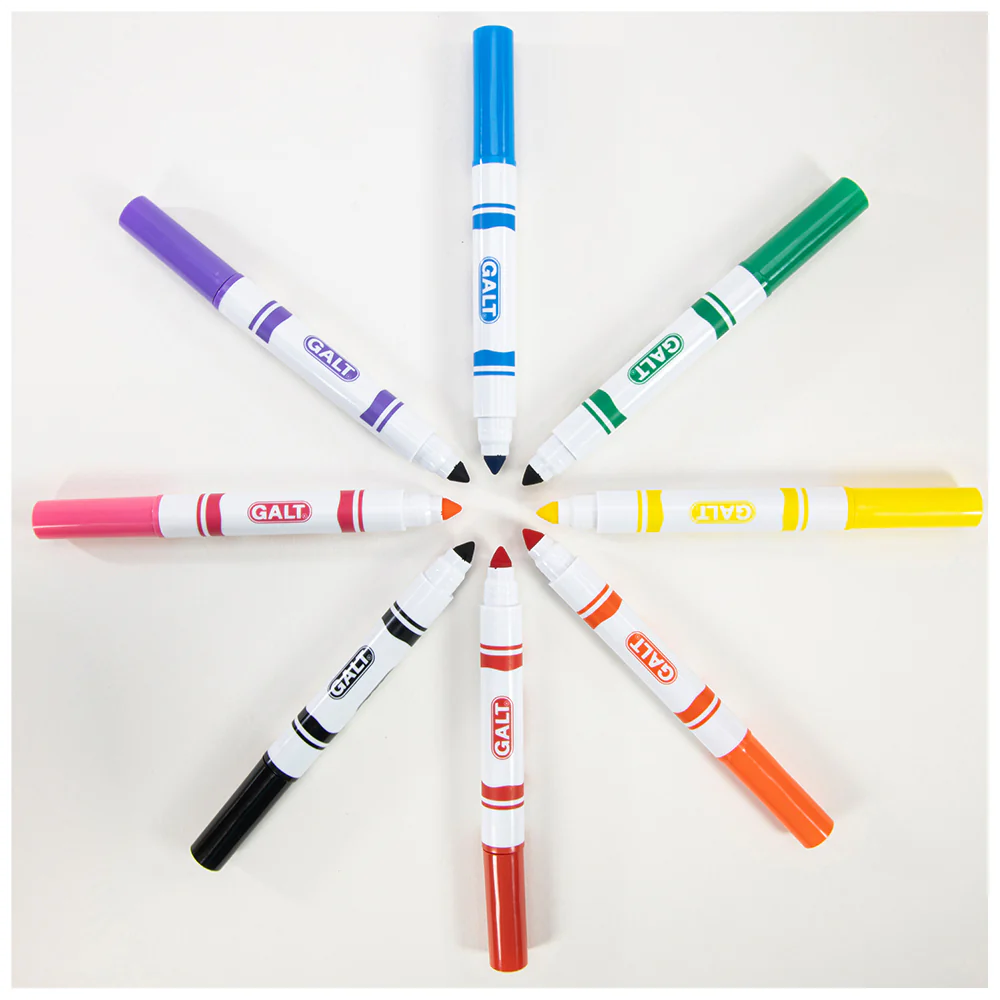 GALT 8 Chunky Pens - Washable - Image 3