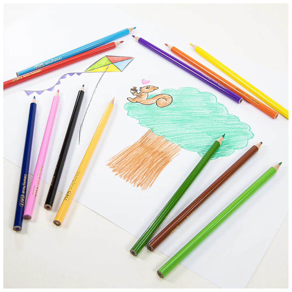 GALT 12 Colouring Pencils - Image 5