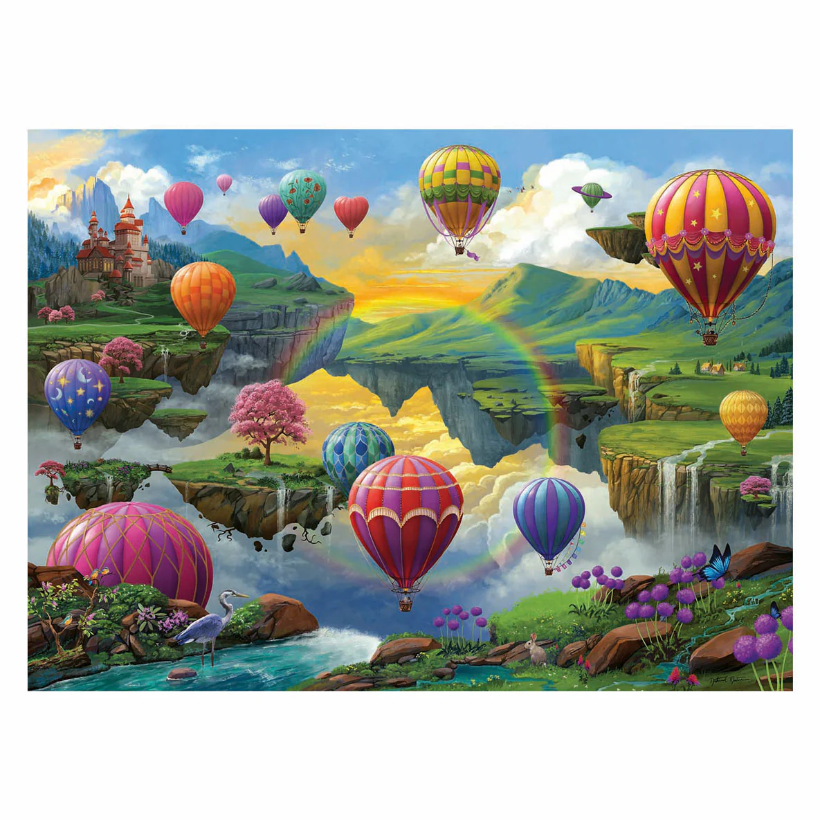 Ravensburger Air Balloon Valley 500 Piece Jigsaw Puzzle - Image 2