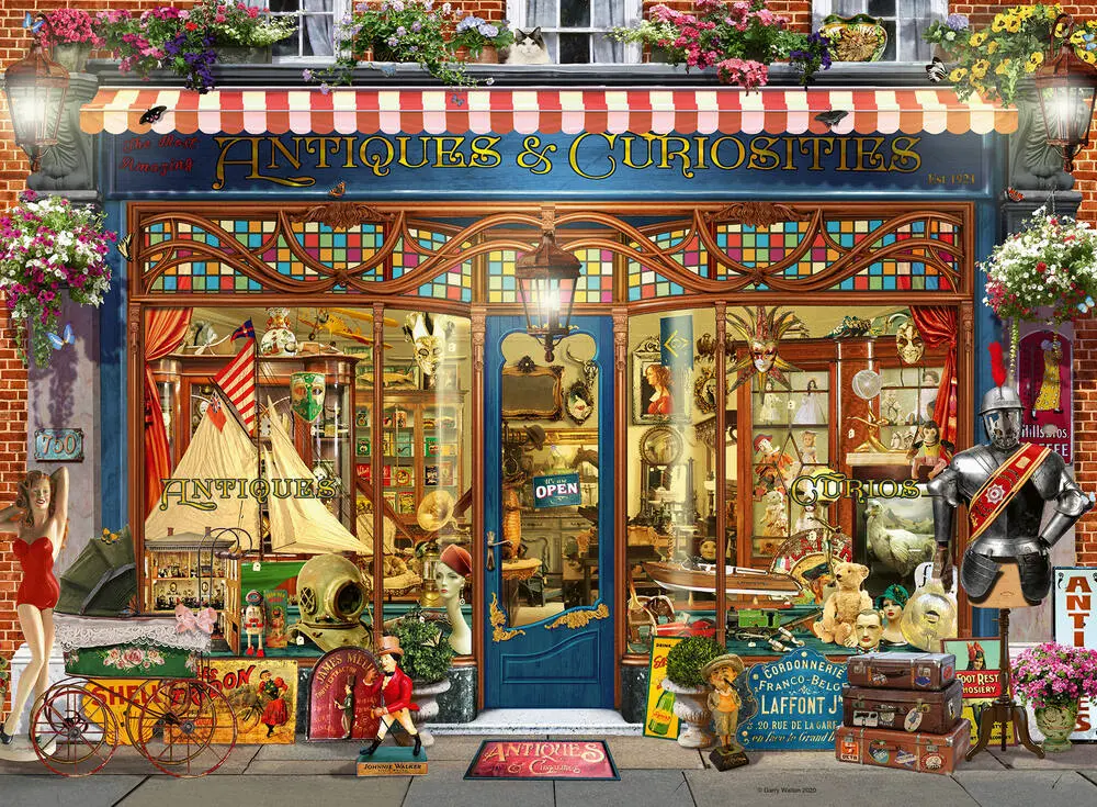 Ravensburger Antiques & Curiosities 500 Piece Jigsaw Puzzle - Image 2