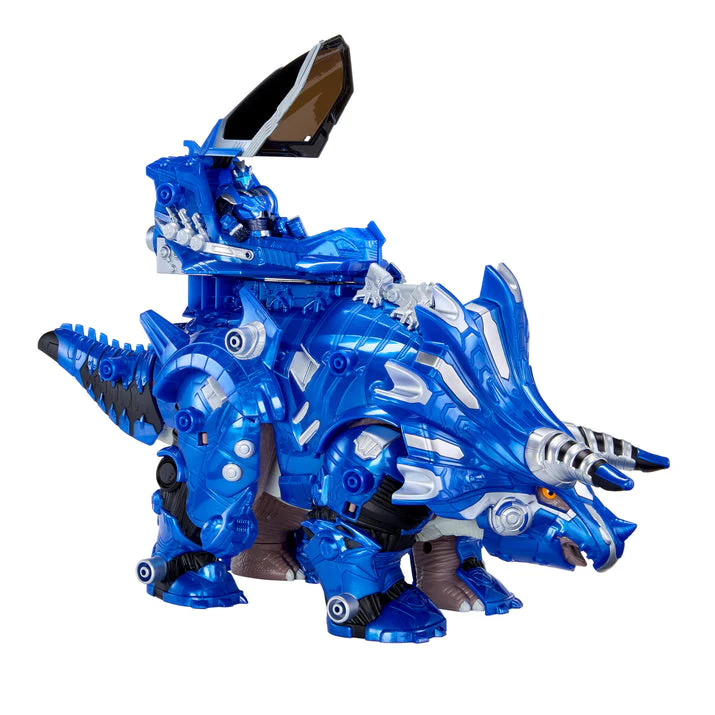 Armorsaurs Armor-Up Triceratops Cobalt Dinosaur Figure - Image 7