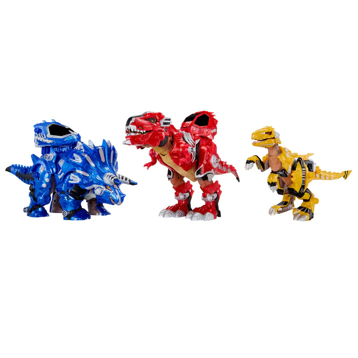 Armorsaurs Armor-Up Triceratops Cobalt Dinosaur Figure - Image 9