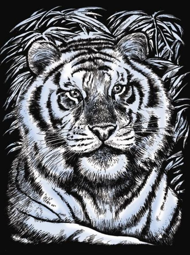 Artfoil Silver White Tiger - Image 2