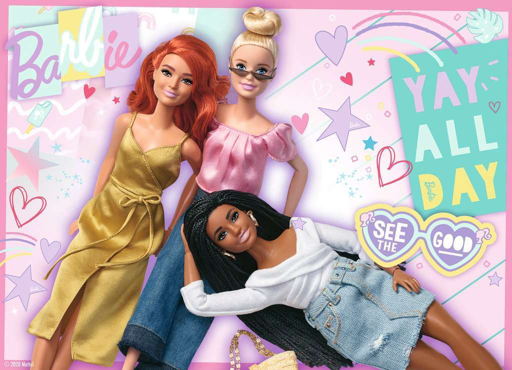 Ravensburger Barbie Bumper Pack 4x100 Piece Jigsaw Puzzle - Image 5