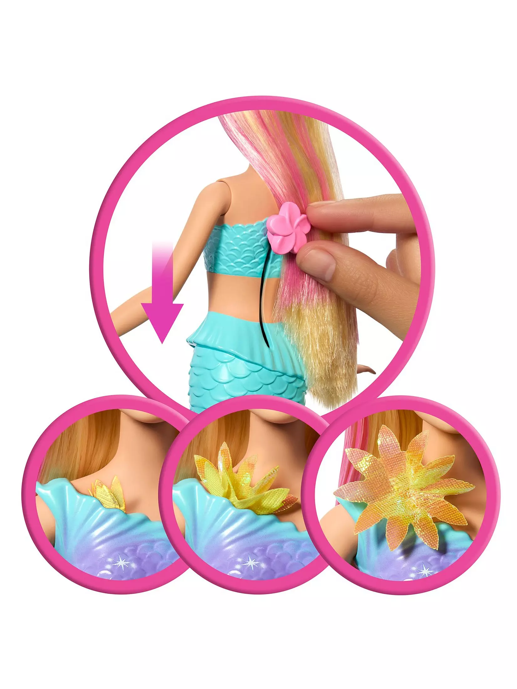 Barbie Flower Magic Mermaid - Image 5