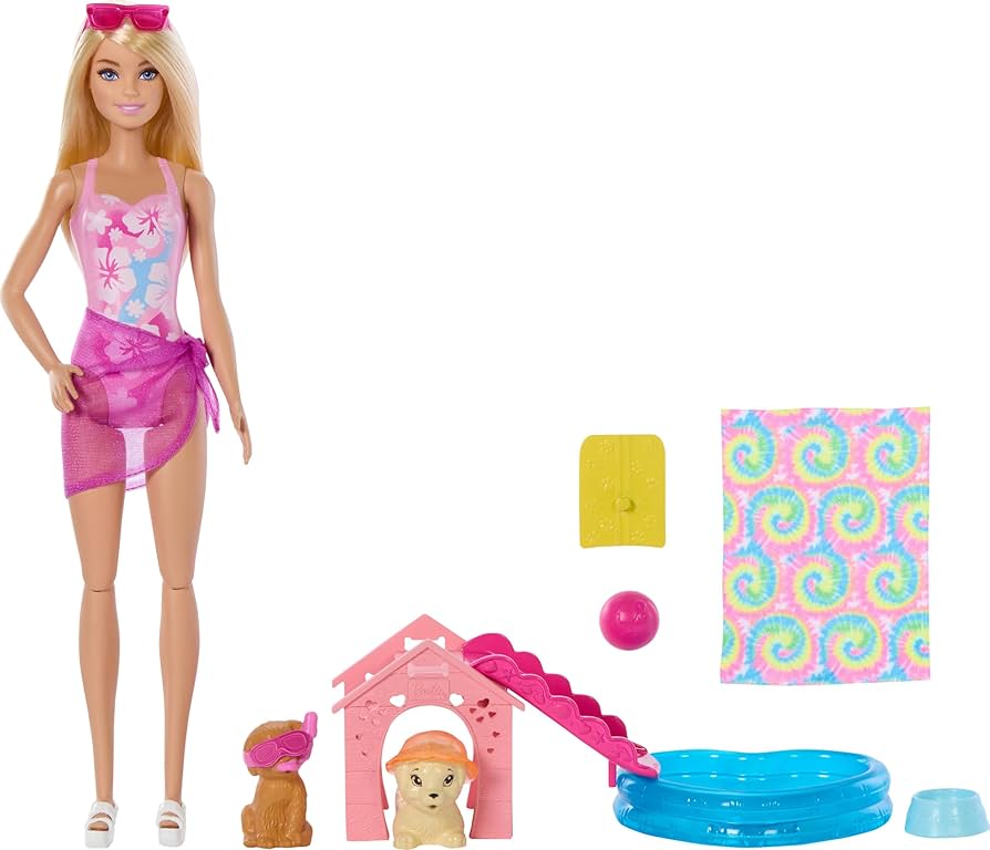 Barbie Puppy Pool Party Playset - Image 2