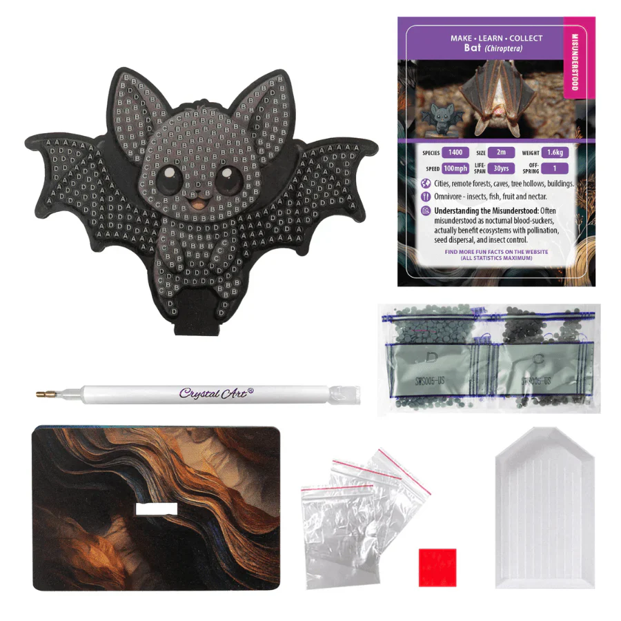 Bat, Crystal Art Buddy - Image 6
