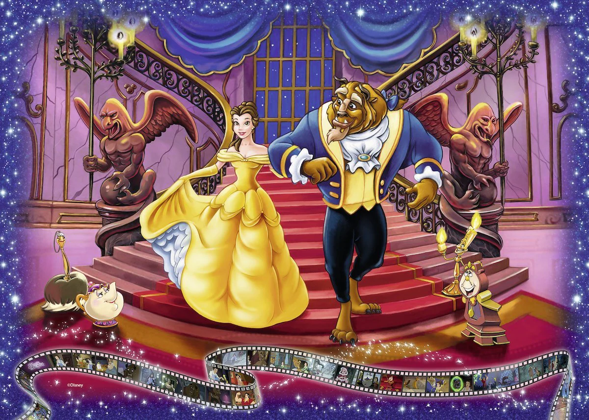 Ravensburger Beauty and the Beast 1000 Piece Jigsaw Puzzle - Image 2