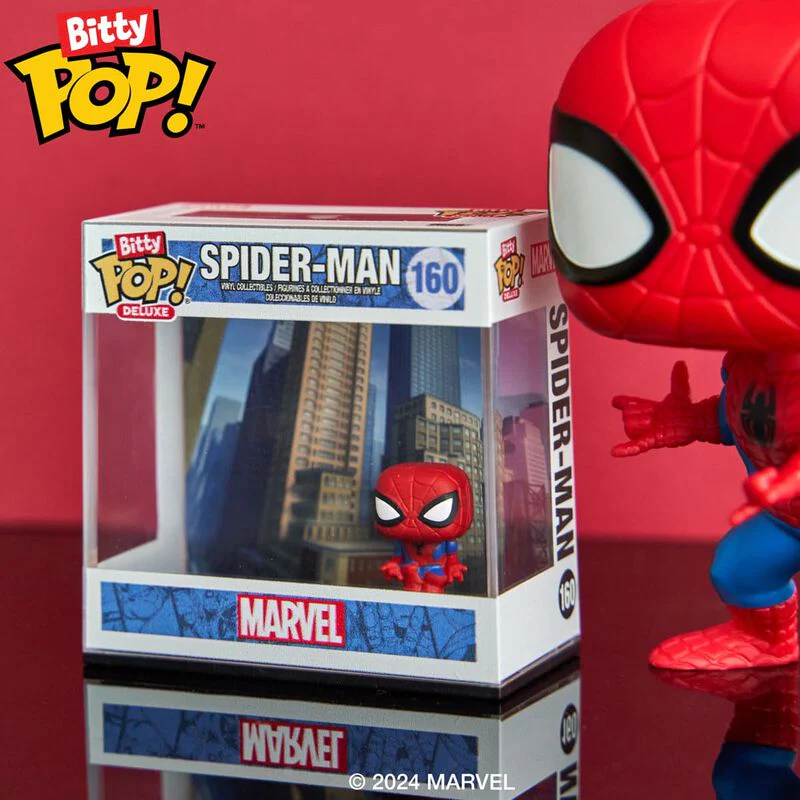 Funko Bitty Pop! Deluxe Spider-Man (Cityscape) - Image 3