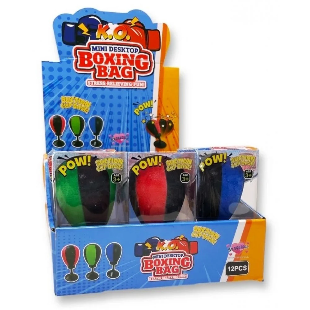 Boxing Bag Mini Desktop Stress Reliever Asst