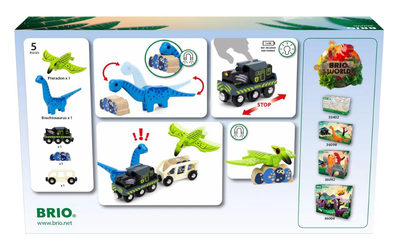 BRIO Dinosaur Battery Train - Image 6