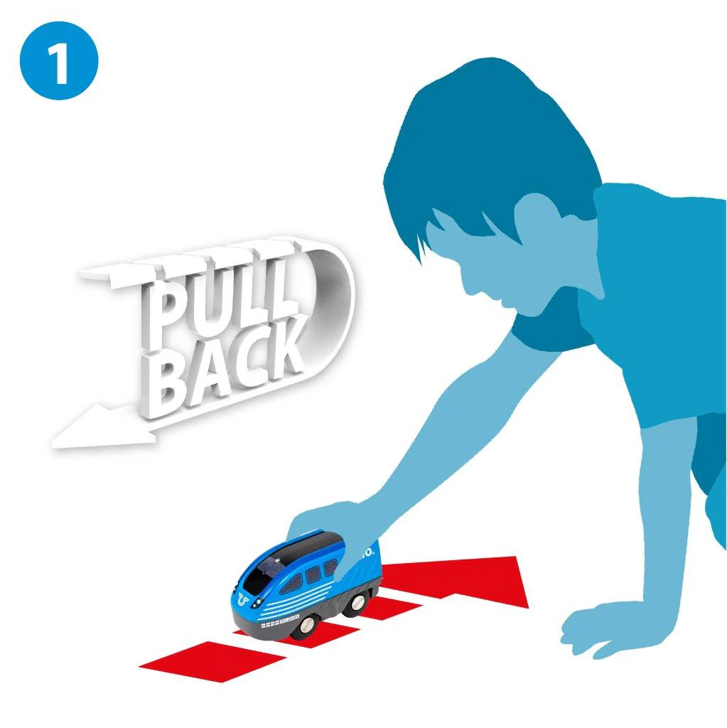 BRIO Pull Back Train - Image 4