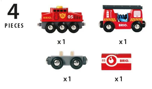 BRIO Rescue Firefighting Train - Image 2