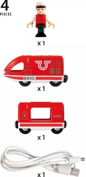 BRIO Travel Rechargeable Train - Image 5