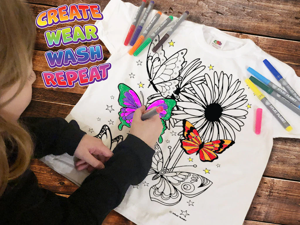 Butterflies Colour In T-Shirts - Image 3