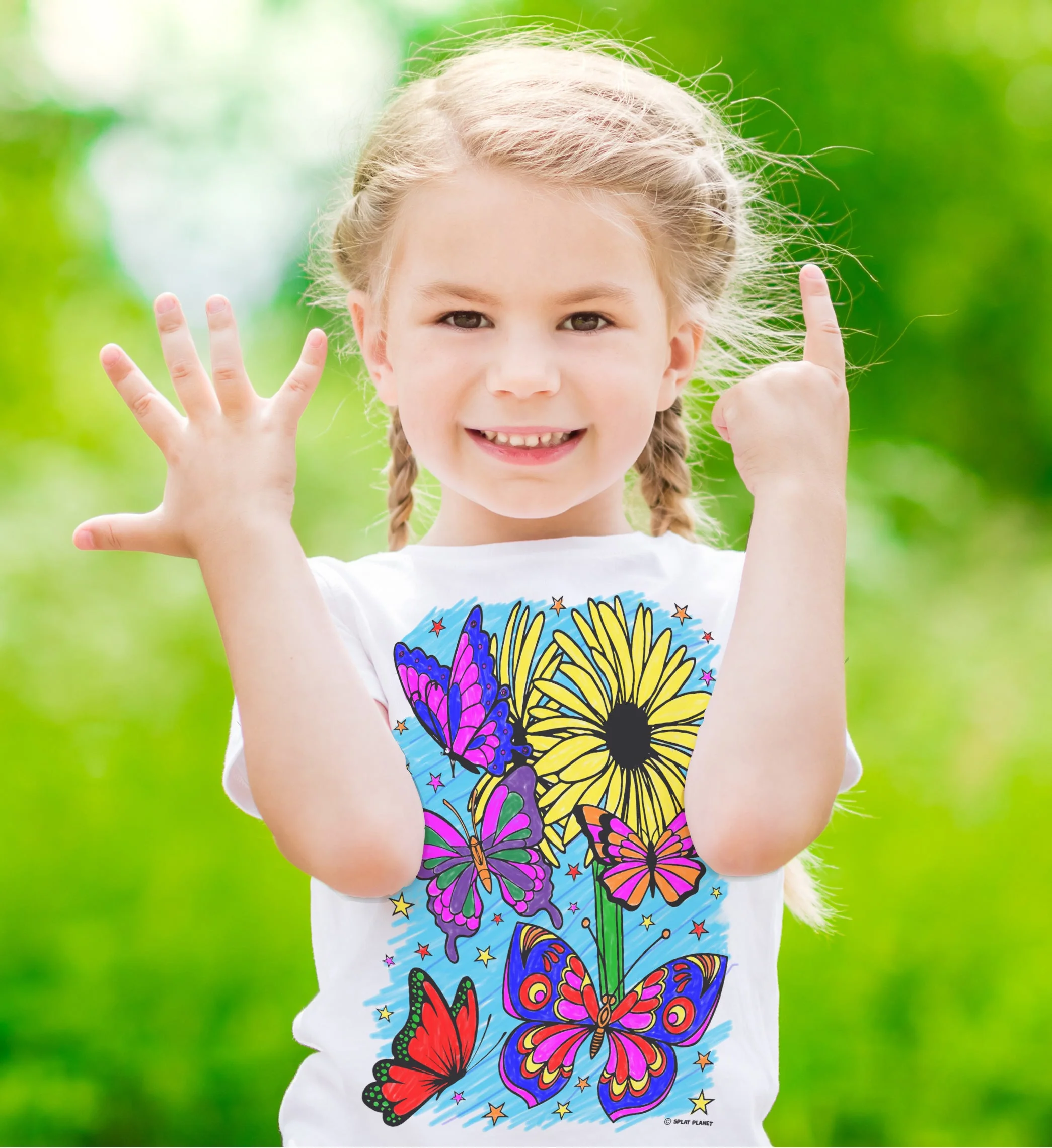 Butterflies Colour In T-Shirts - Image 5