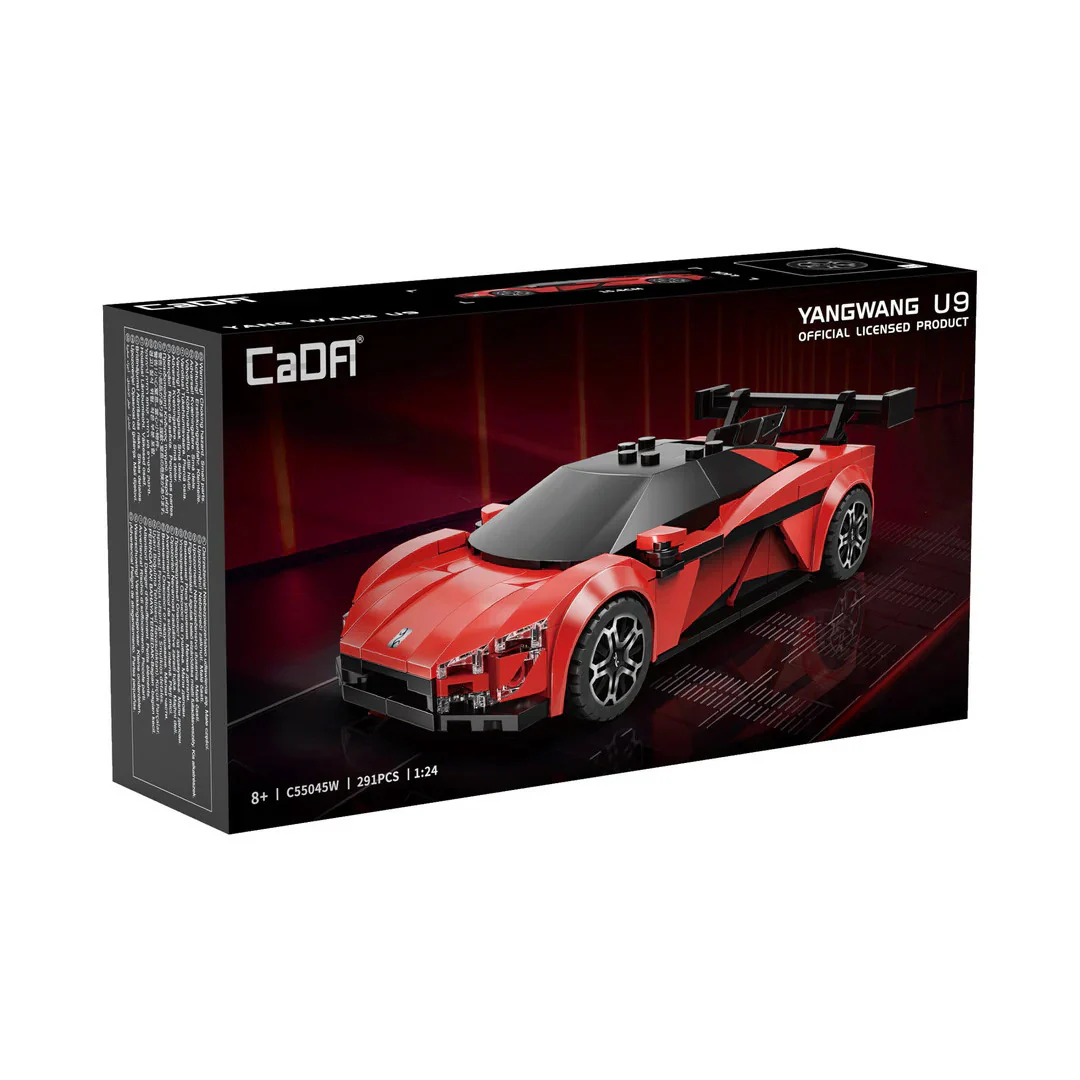 CaDA 1:24 BYD Yangwang U9 Electric Super Coupé Brick Kit 291 pcs - Image 3