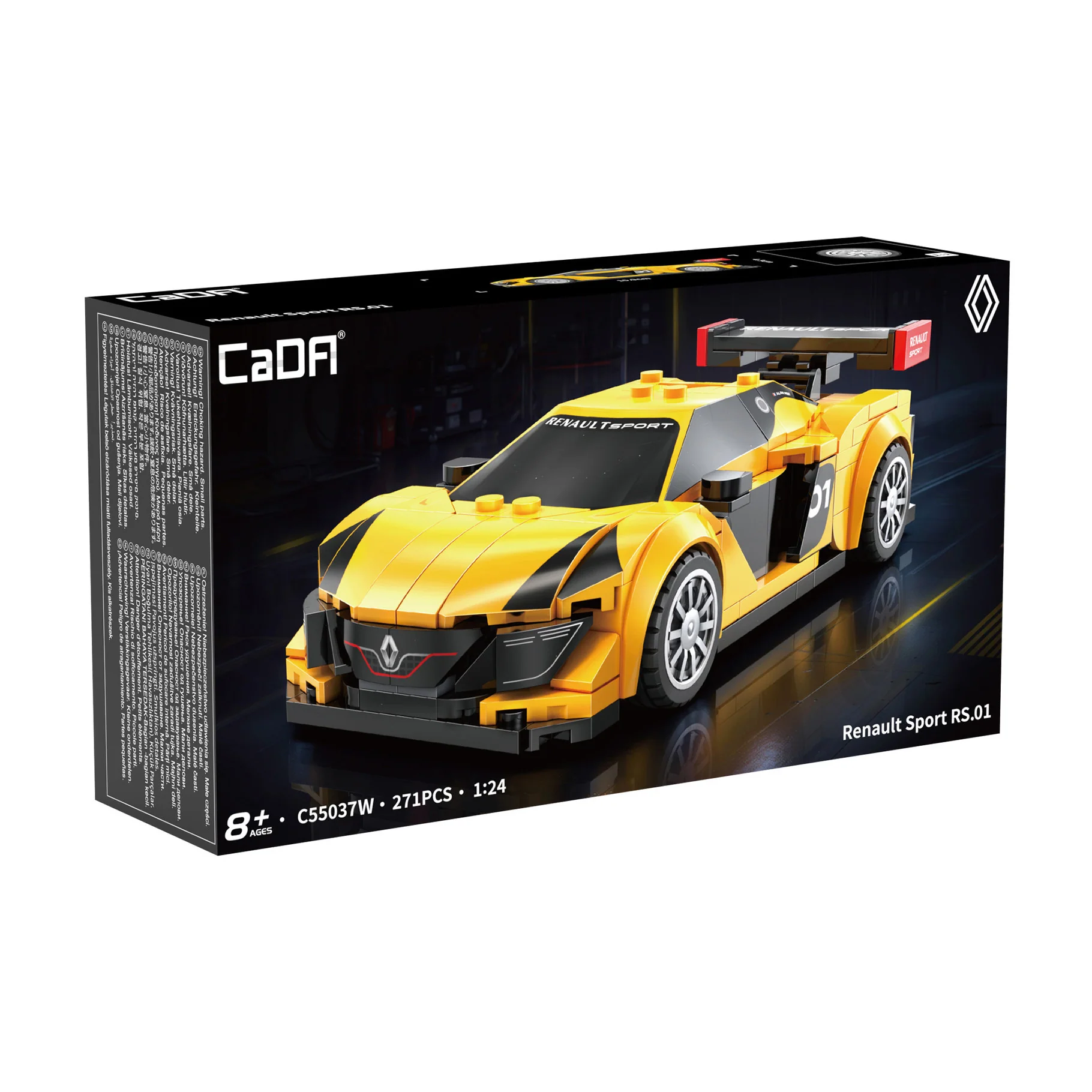 CaDA 1:24 Renault Sport RS.01 Brick Kit 271 pcs - Image 4