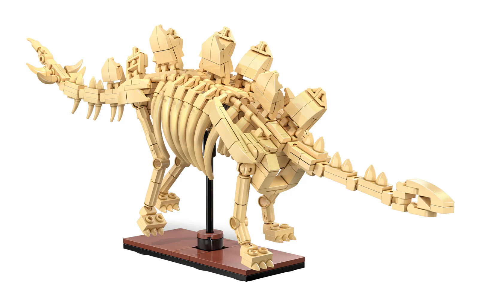 CaDA Dinosaur Fossils: Stegosaurus Brick Kit 297 pcs - Image 2