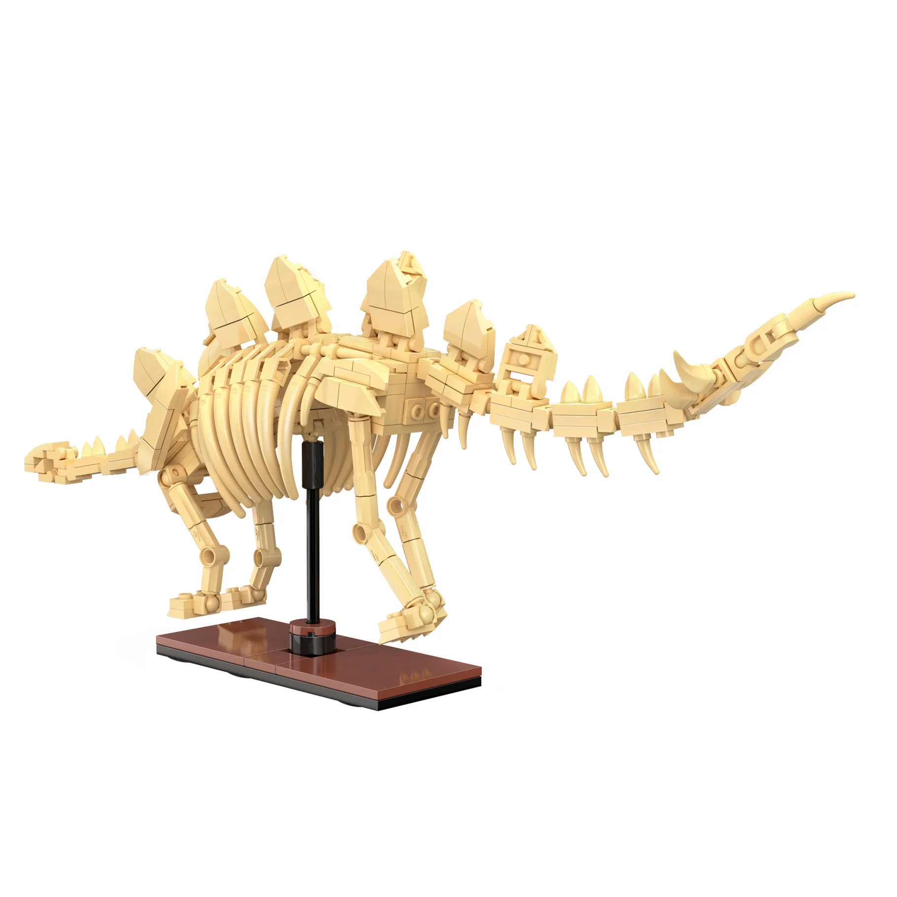 CaDA Dinosaur Fossils: Stegosaurus Brick Kit 297 pcs - Image 4