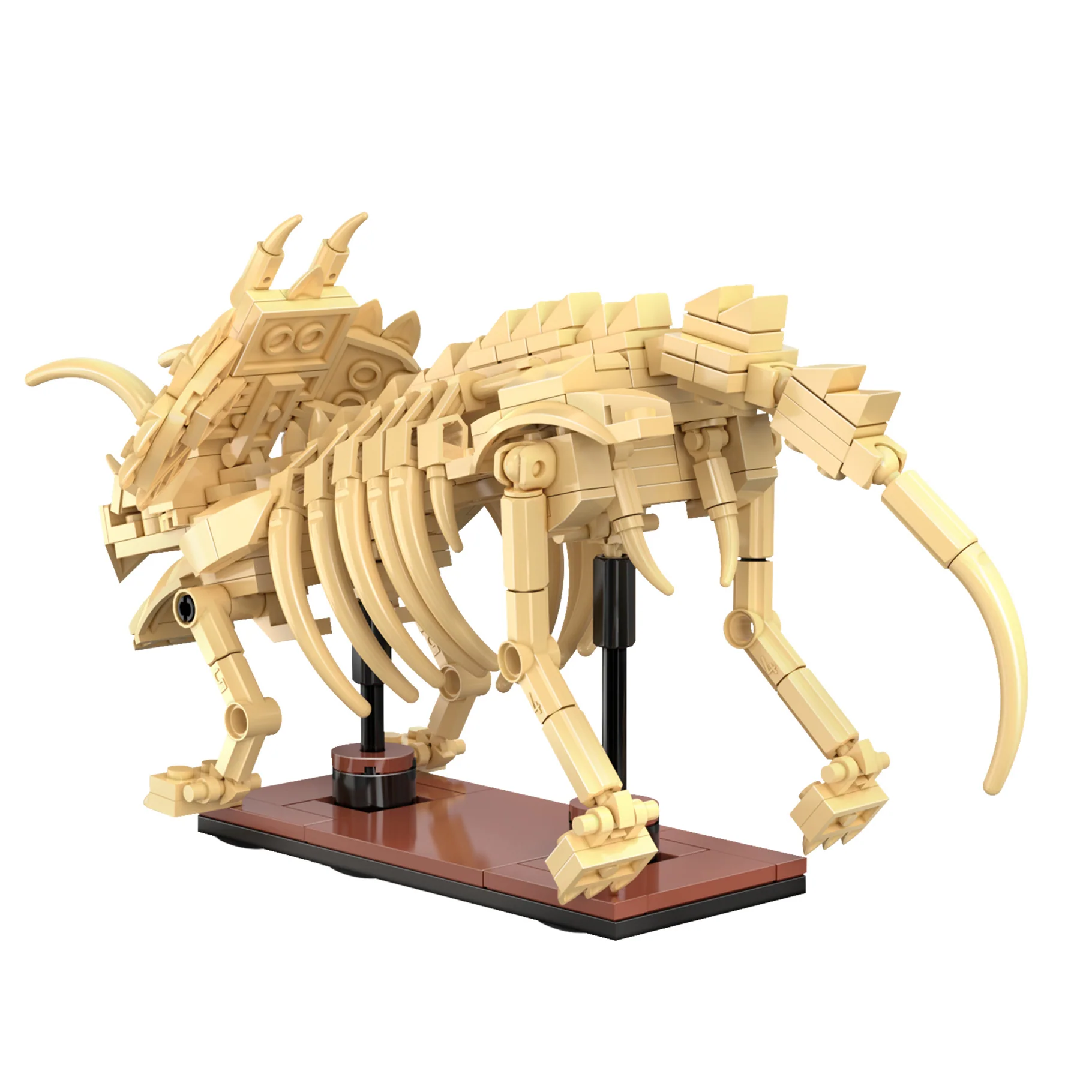 CaDA Dinosaur Fossils: Triceratops Brick Kit 272 pcs - Image 4
