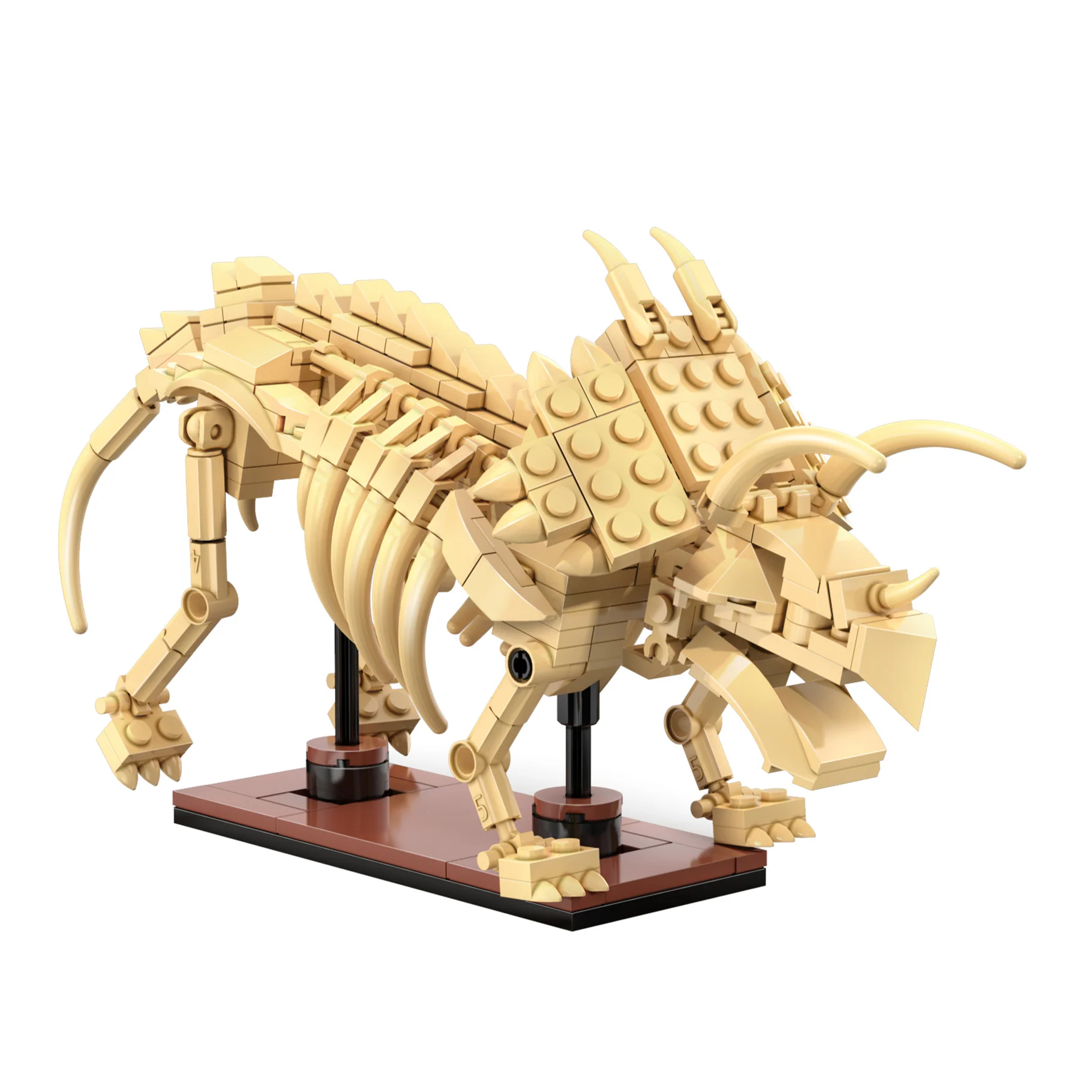 CaDA Dinosaur Fossils: Triceratops Brick Kit 272 pcs - Image 5