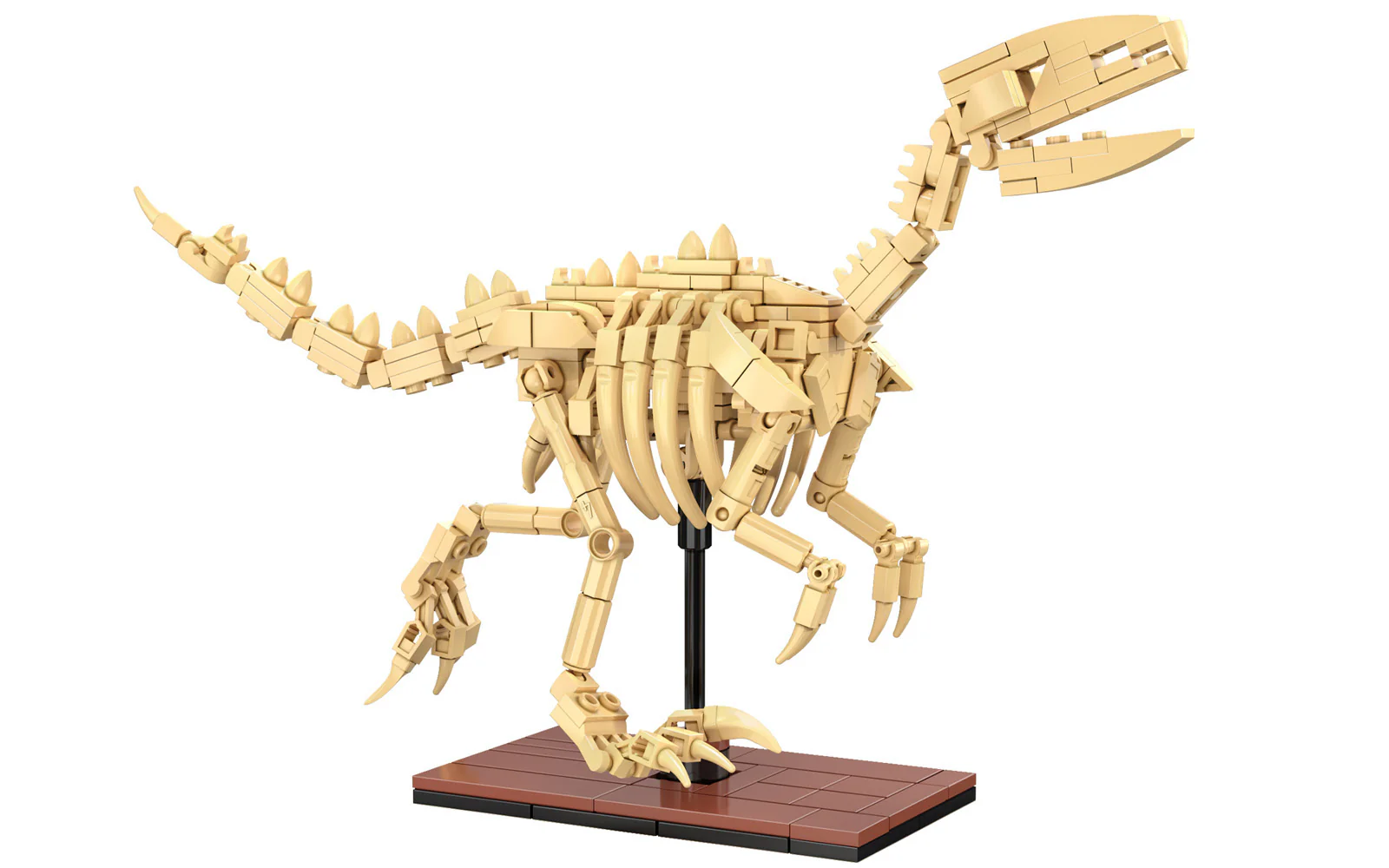 CaDA Dinosaur Fossils Velociraptor Brick Kit 256 pcs - Image 2