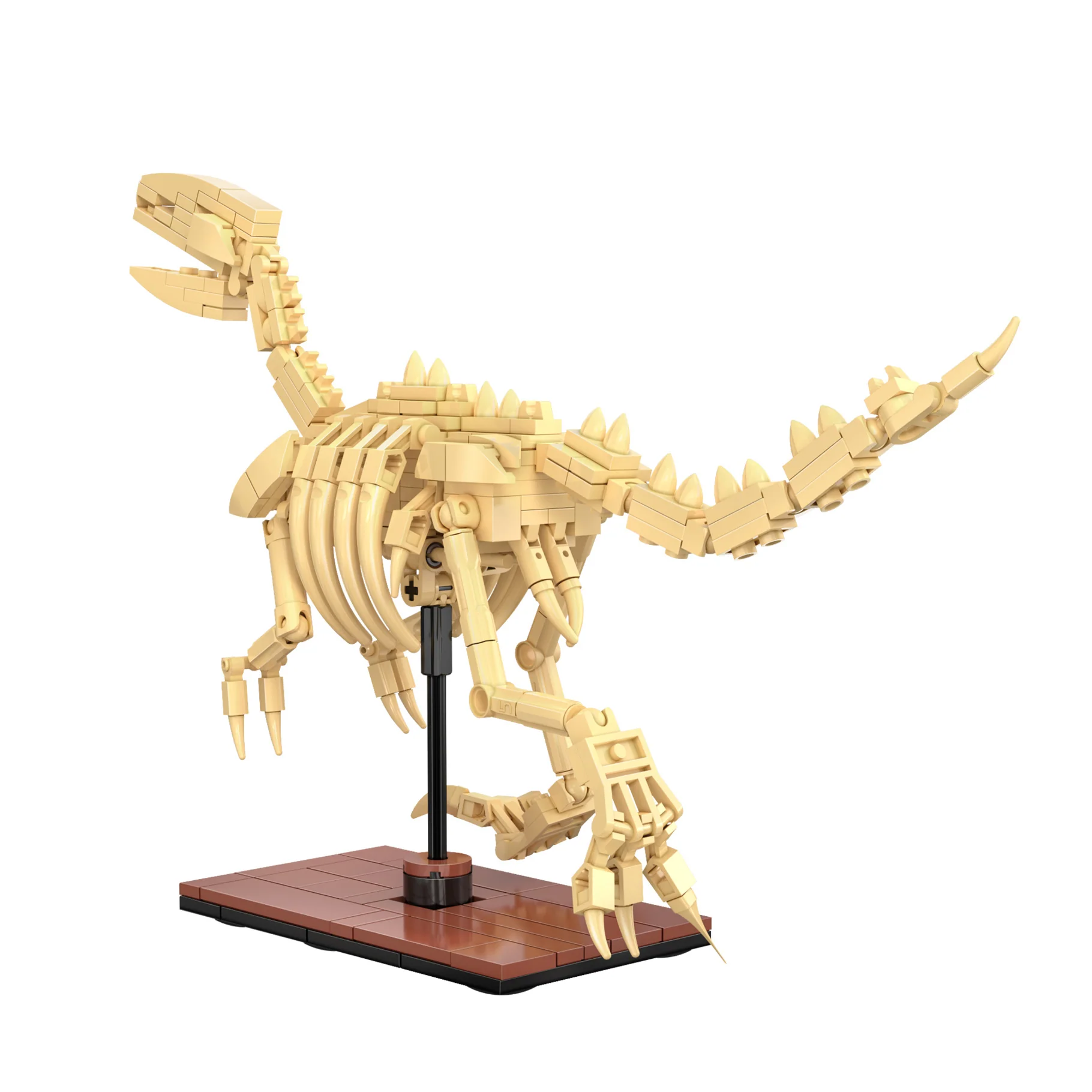 CaDA Dinosaur Fossils Velociraptor Brick Kit 256 pcs - Image 4