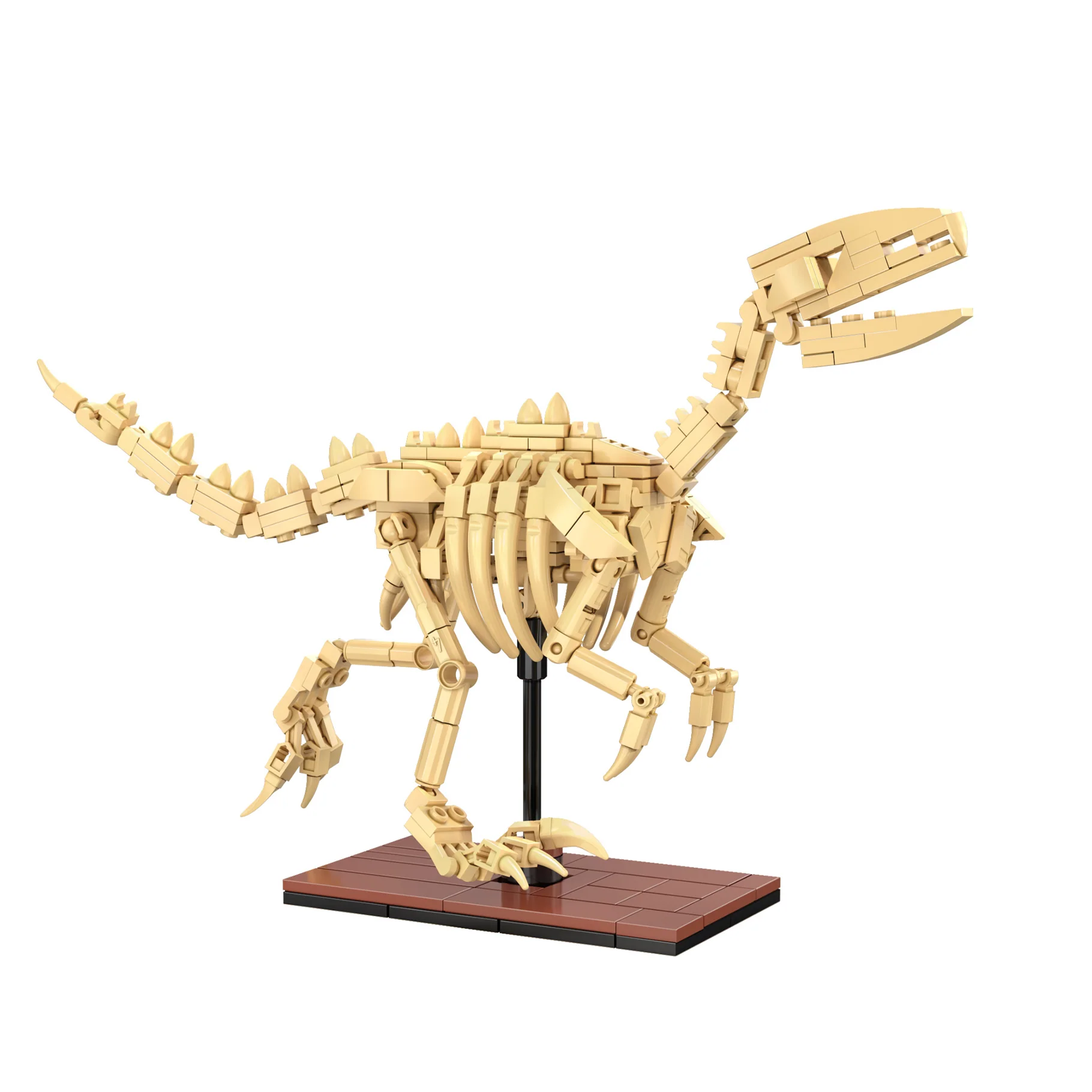 CaDA Dinosaur Fossils Velociraptor Brick Kit 256 pcs - Image 5
