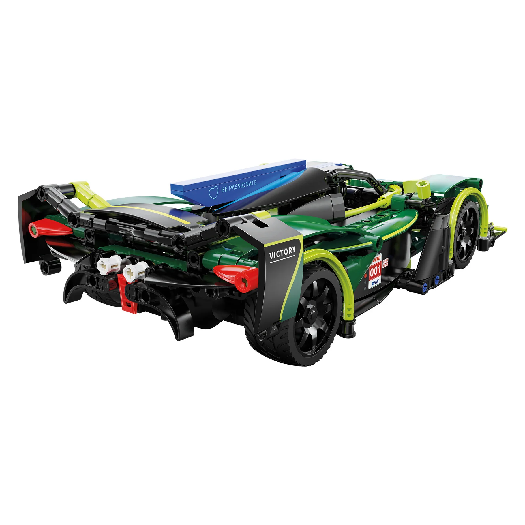 CaDA Emerald Deity Sports Car Brick Kit 388 pcs - Image 2