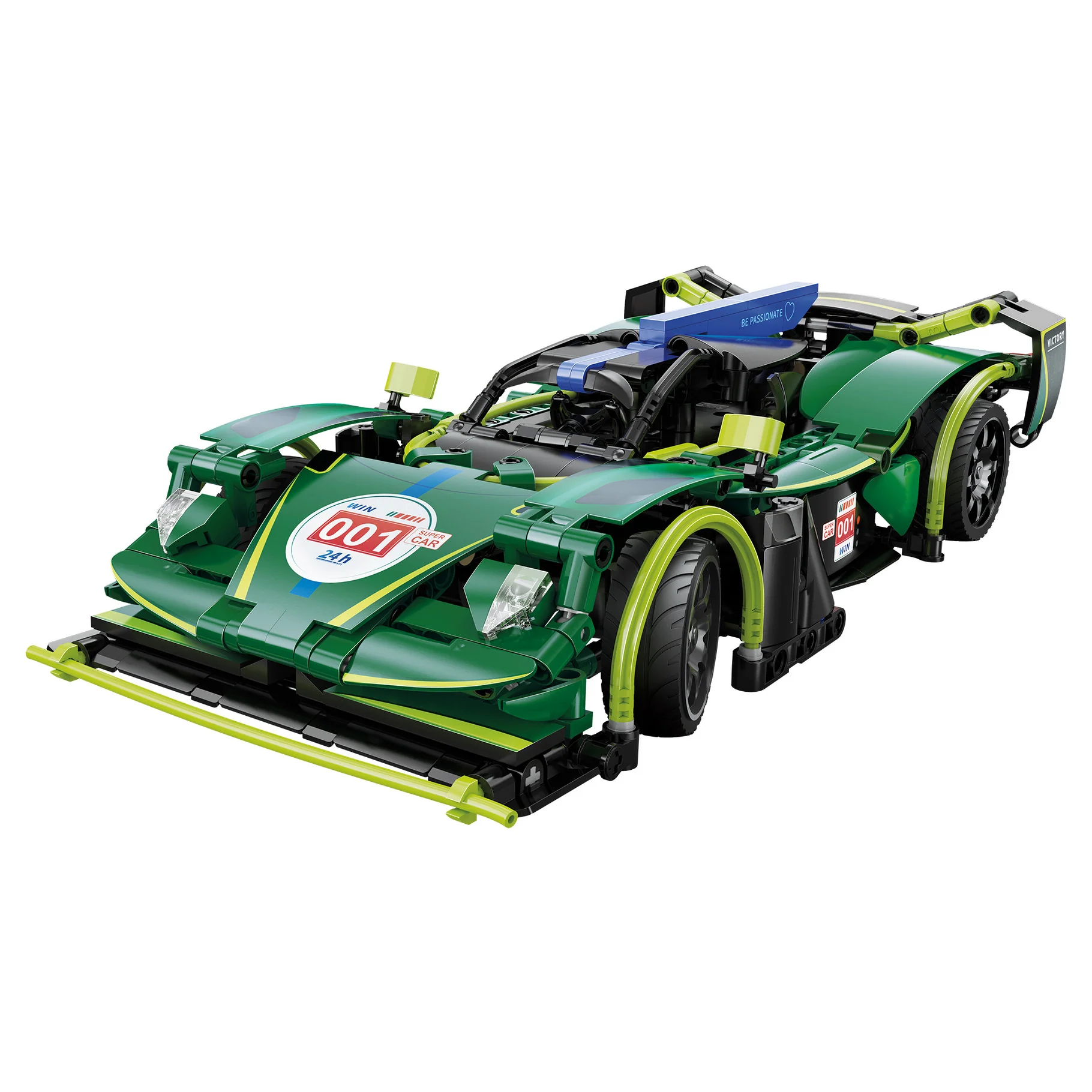 CaDA Emerald Deity Sports Car Brick Kit 388 pcs - Image 3