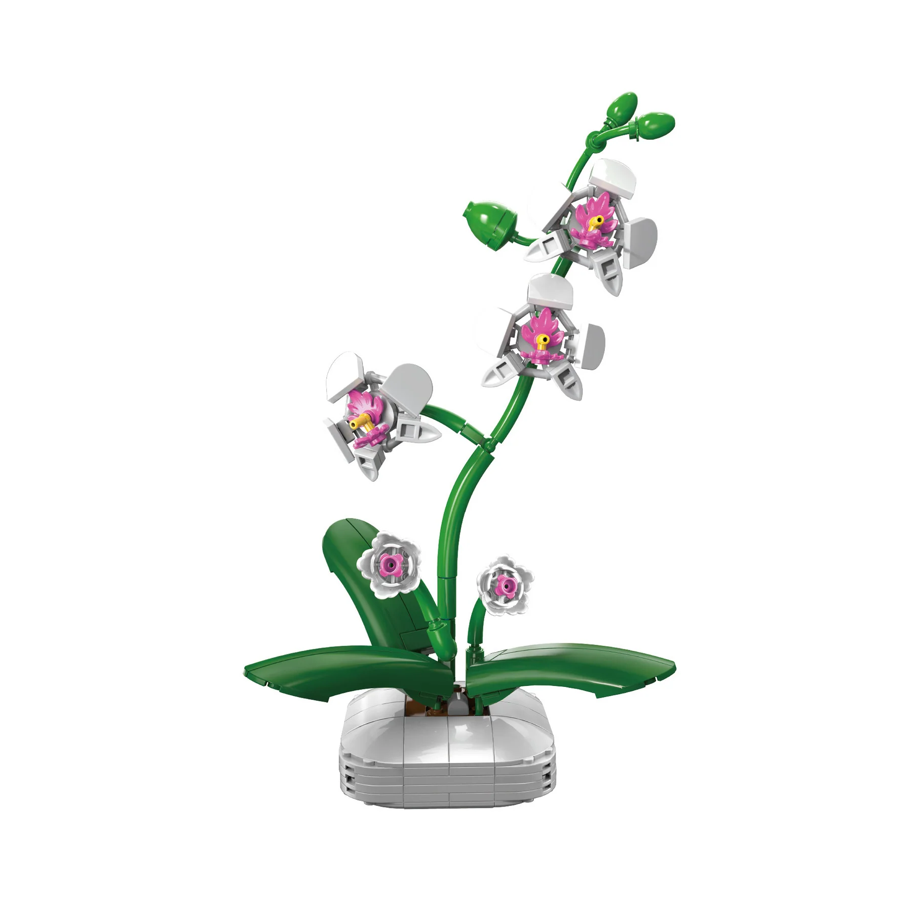 CaDA Orchid Building Block Planter Brick Kit 237 pcs - Image 7