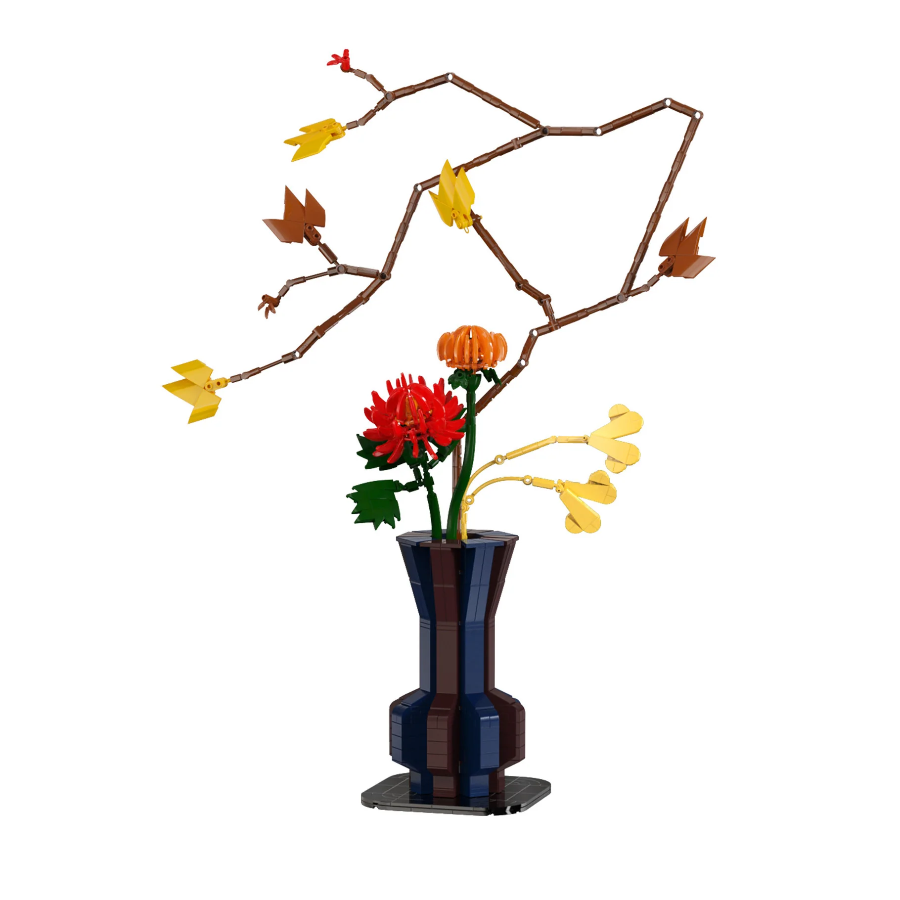 CaDA Oriental Floral Art: Autumn Brick Kit 795 pcs - Image 5