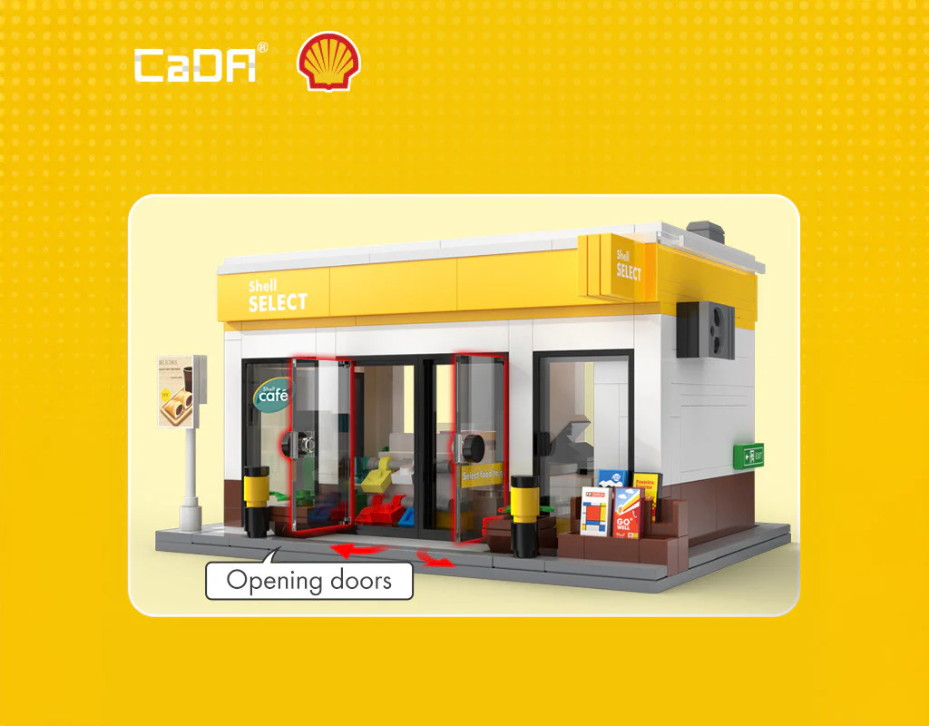CaDA Shell Select Brick Kit 303 pcs - Image 5