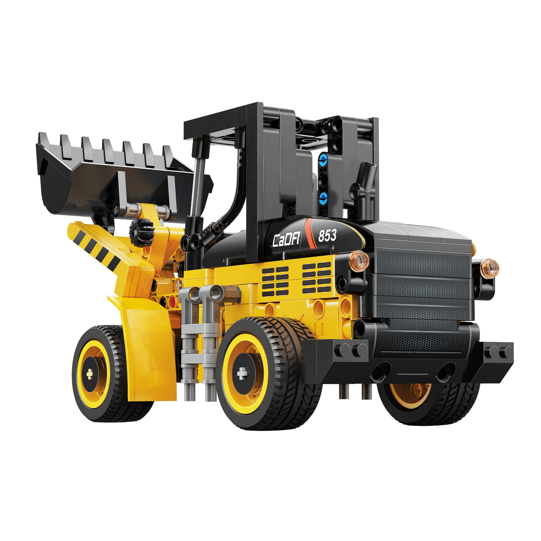CaDA Wheel Loader Brick Kit 403 pcs - Image 2