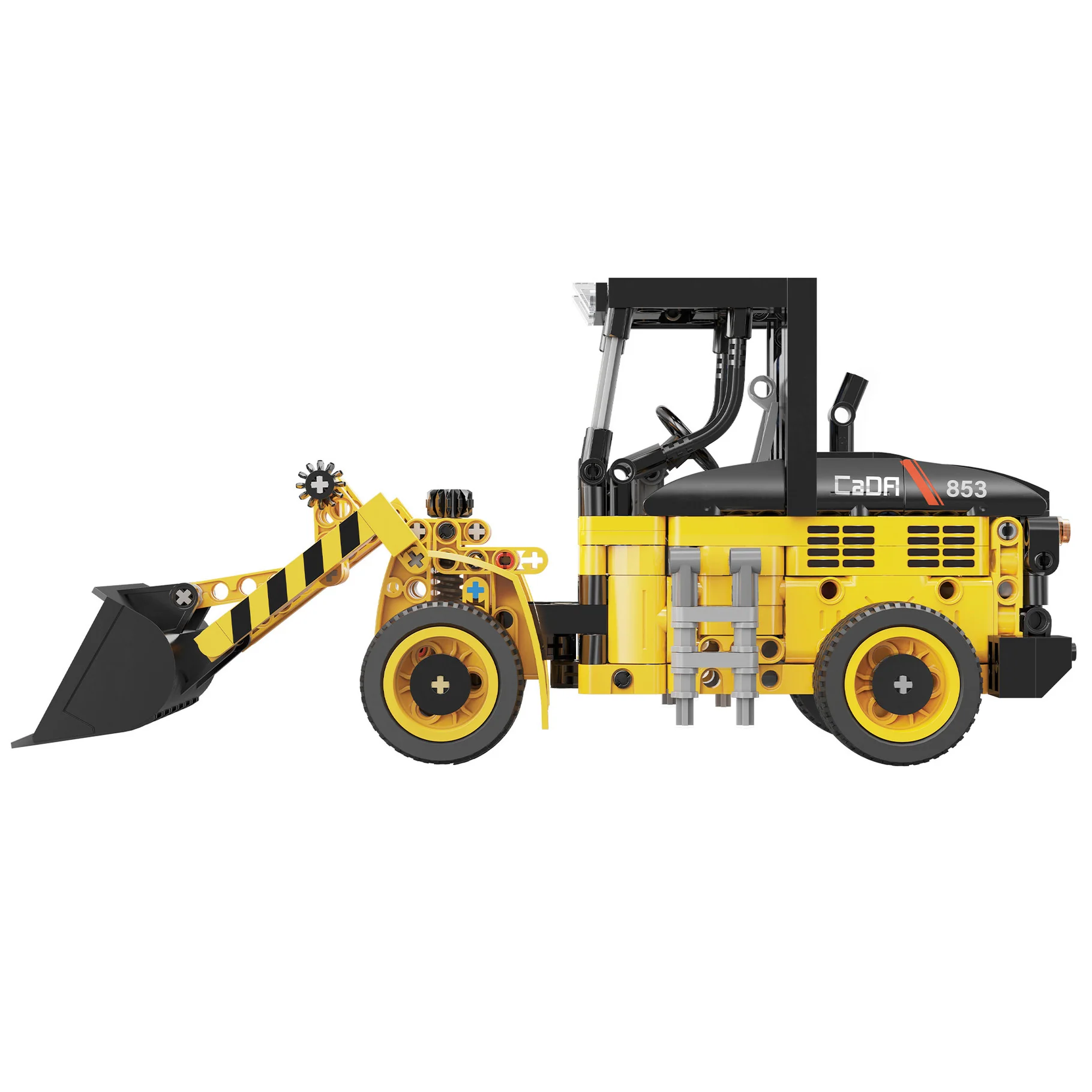 CaDA Wheel Loader Brick Kit 403 pcs - Image 5
