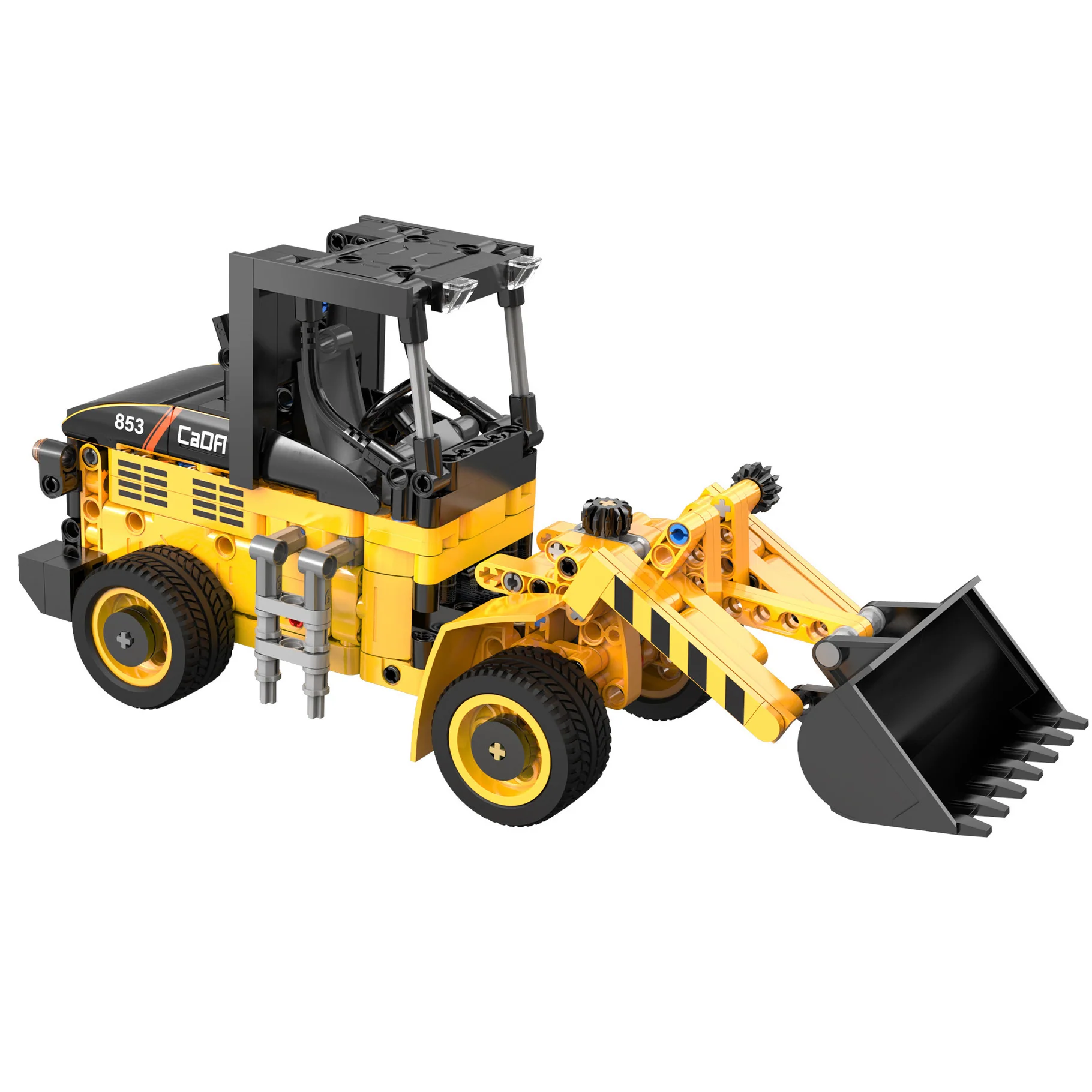 CaDA Wheel Loader Brick Kit 403 pcs - Image 7