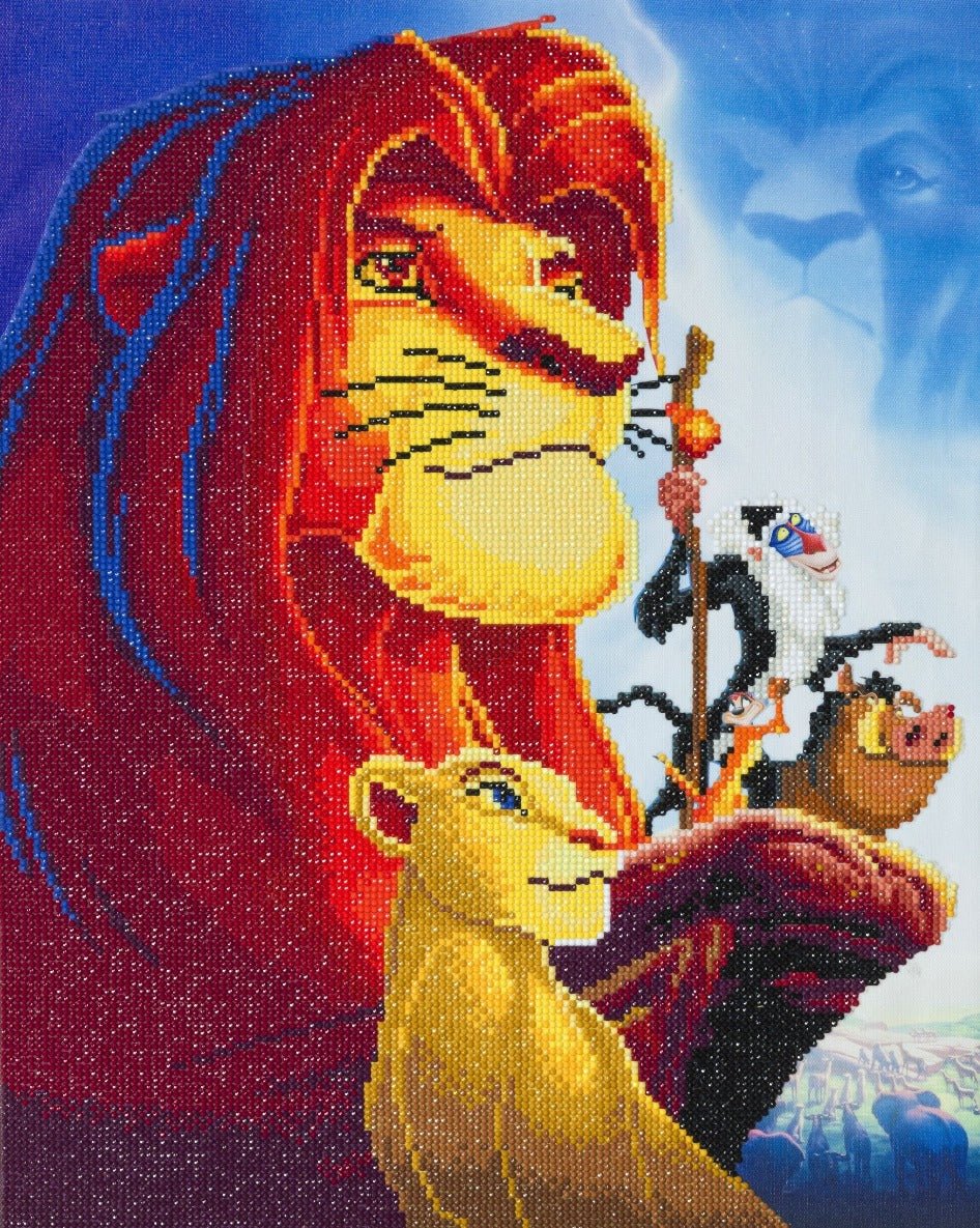The Lion King Medley, 40x50cm Crystal Art Kit - Image 2