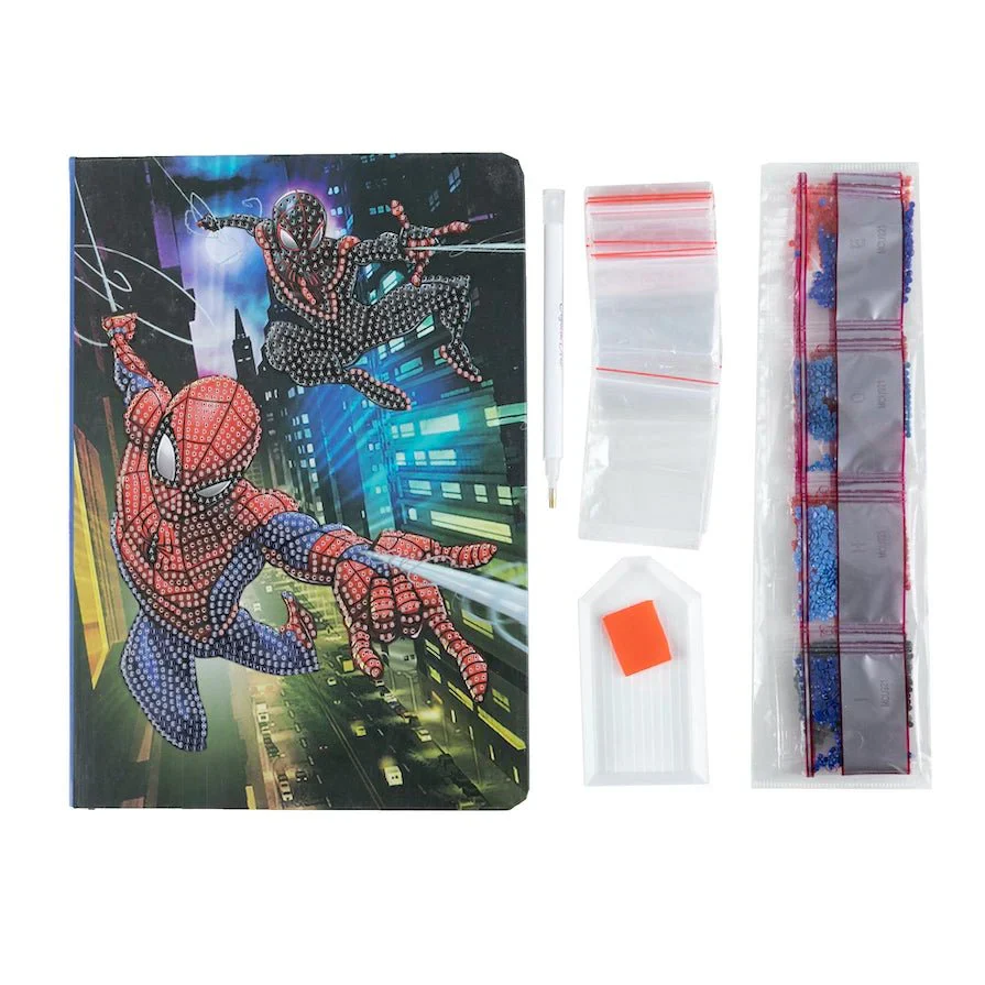 Spiderman Crystal Art Notebook 18x26cm - Image 4