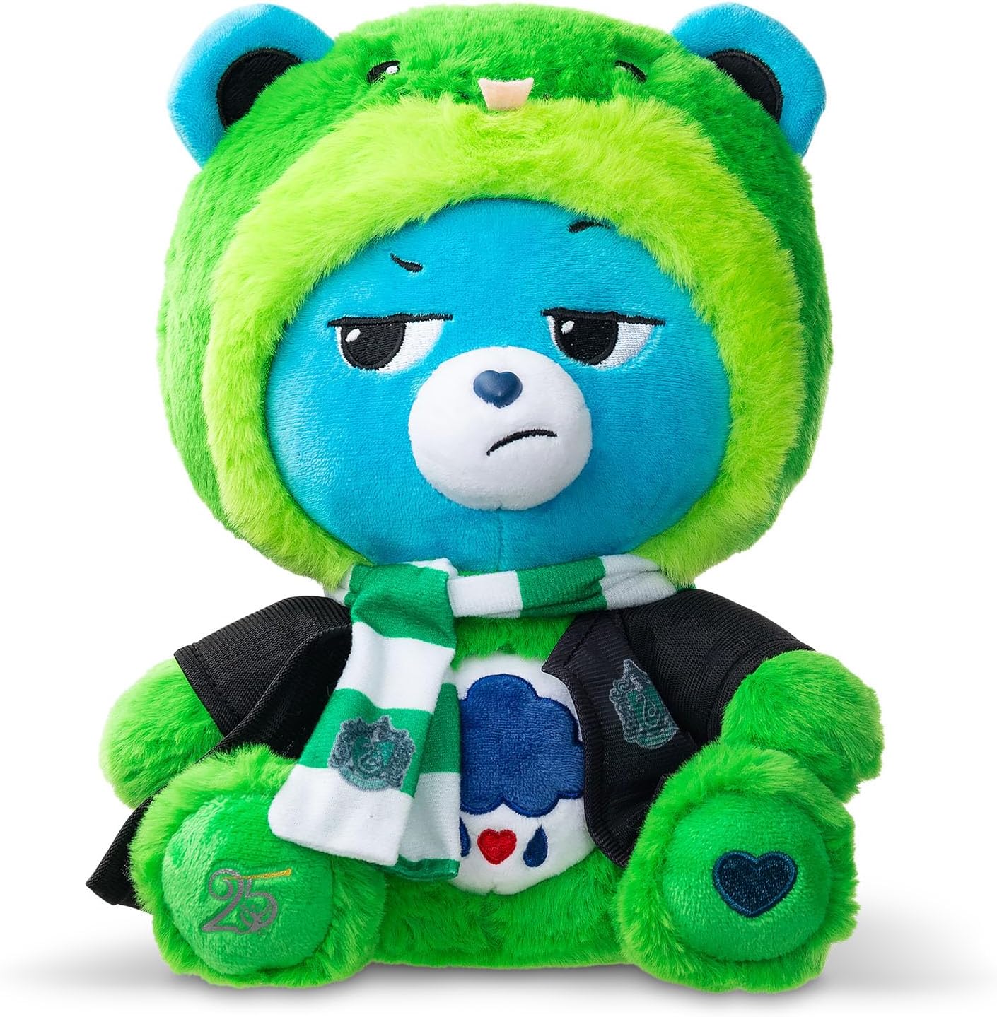 Care Bears x Harry Potter - Slytherin Grumpy Bear 30cm Hoodie Plush - Image 2