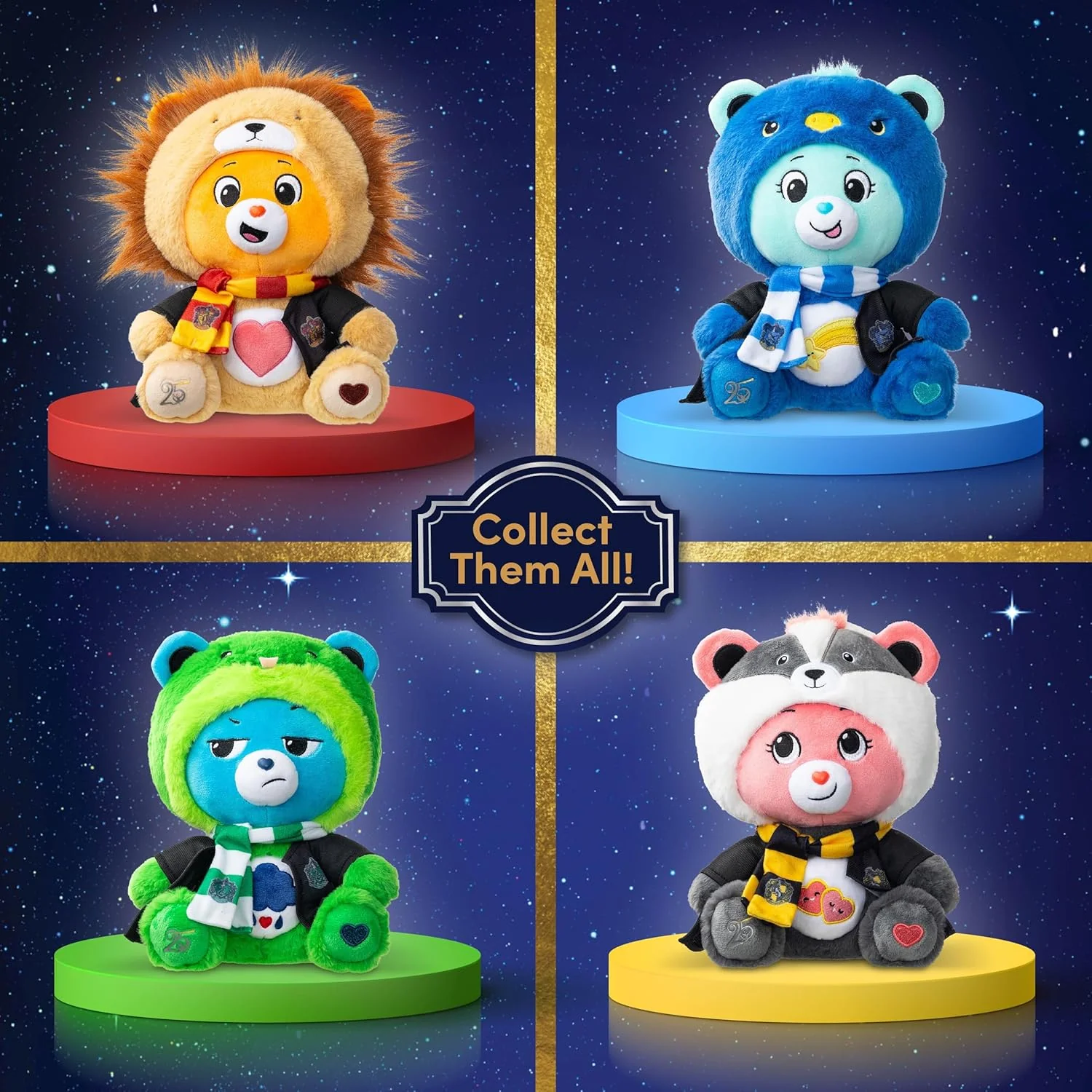 Care Bears x Harry Potter - Ravenclaw Wish Bear 30cm Hoodie Plush - Image 6