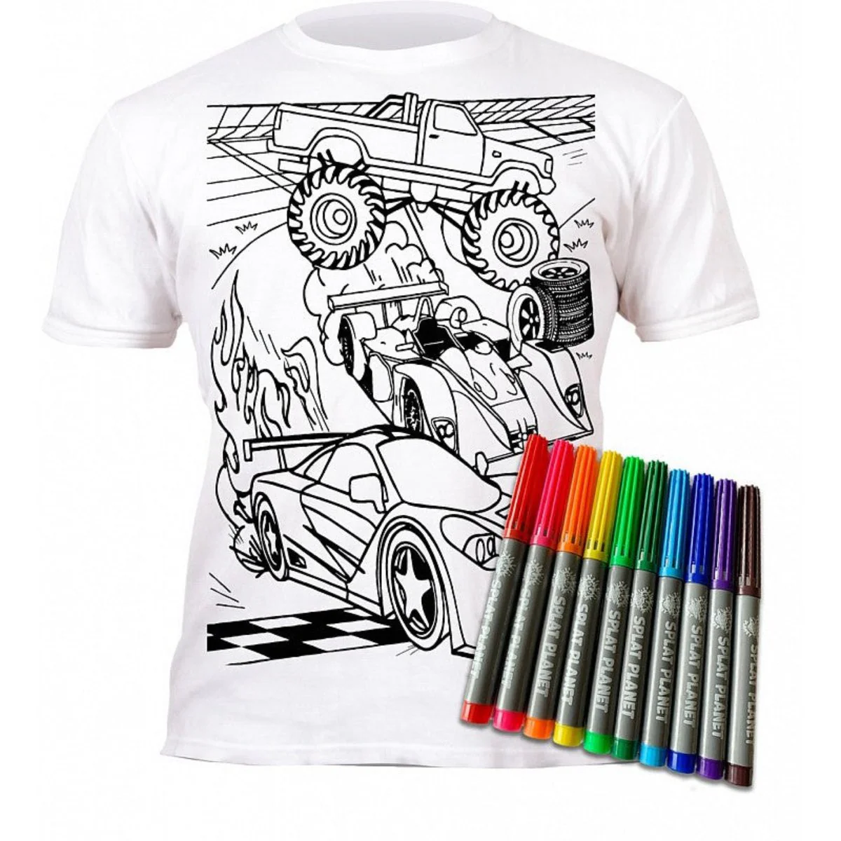 Cars Colour In T-Shirts - Image 2
