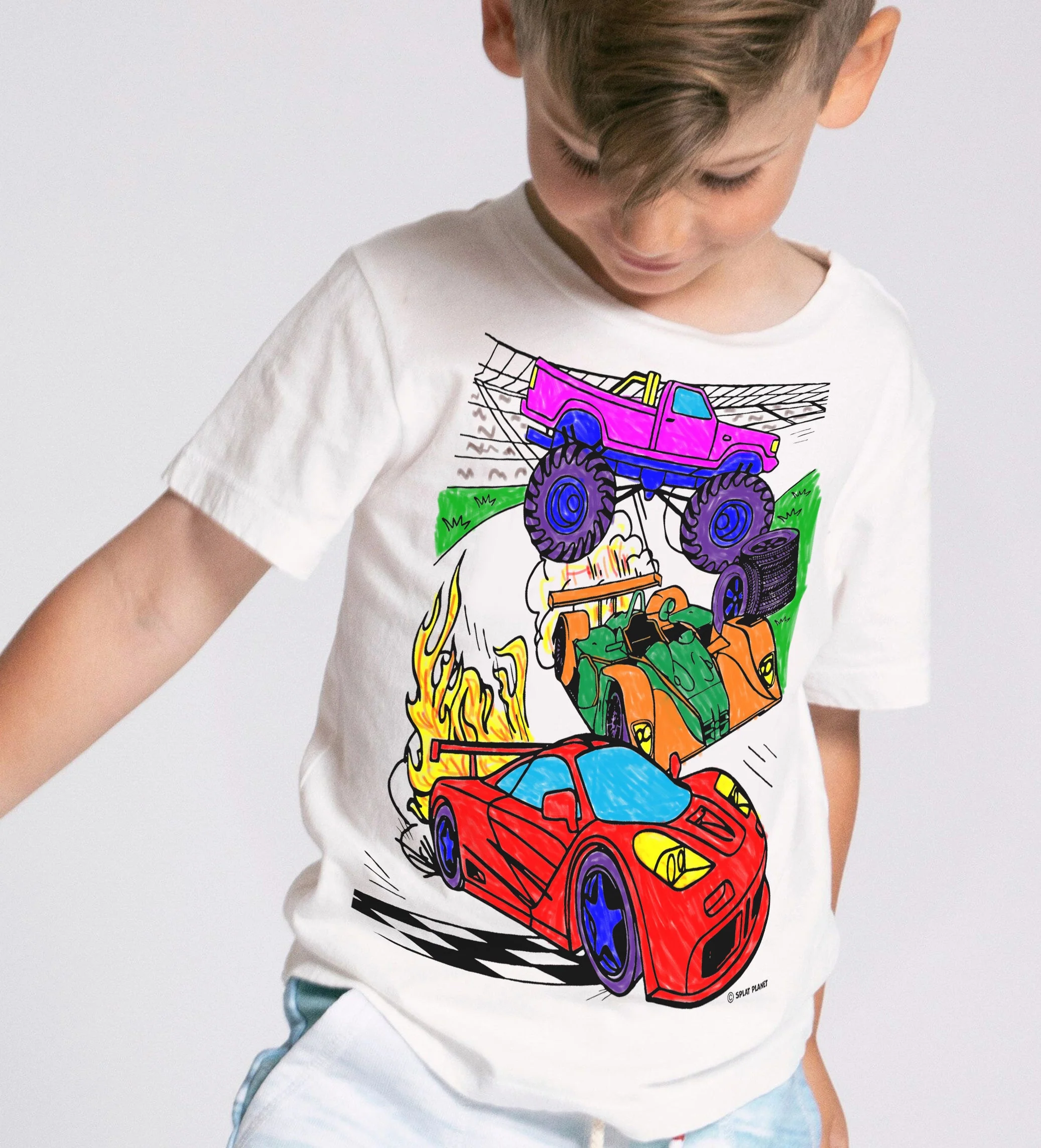 Cars Colour In T-Shirts - Image 4